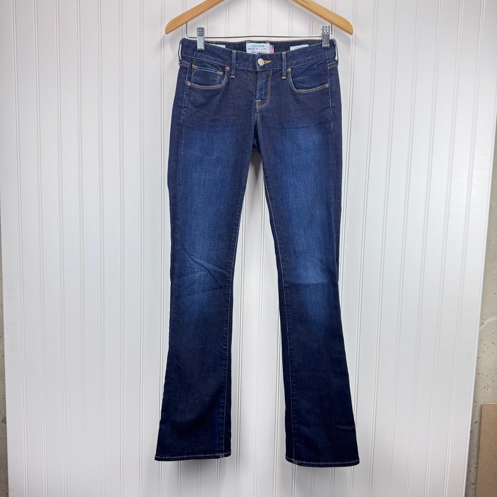 Lucky Brand Lolita Bootcut Jeans Womens 0/25 Dark Wash‎ White Oak Cone Denim USA